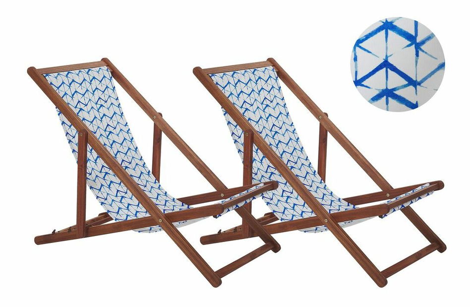 Kerti nyugágy szett (2 db.) Anizo (fehér)