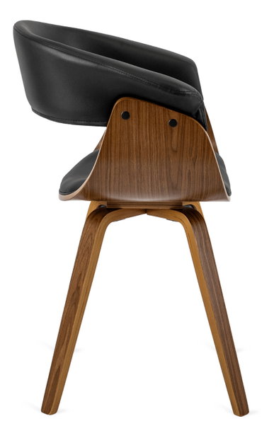 Scaun sufragerie Ofrecer 1 (piele ecologică negru) 