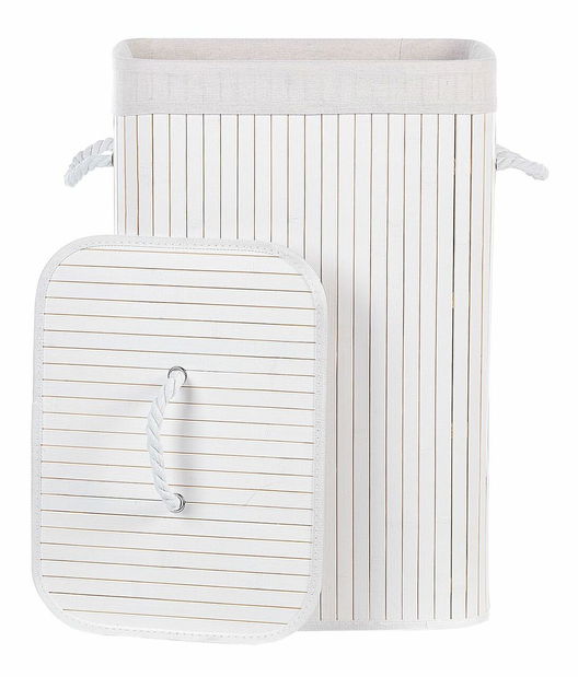 Kôš na bielizeň Komza (biela)