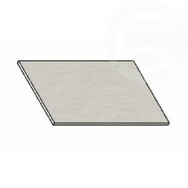 Pracovná doska Aluminium mat 60 cm *výpredaj