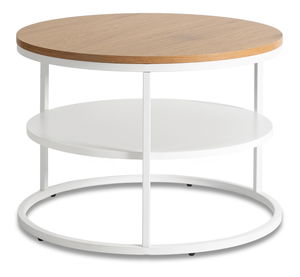 Konferenčný stolík Blanquendo (dub + biela) 