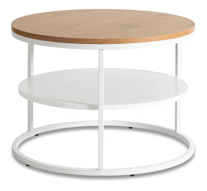 Konferenčný stolík Blanquendo (dub + biela) 