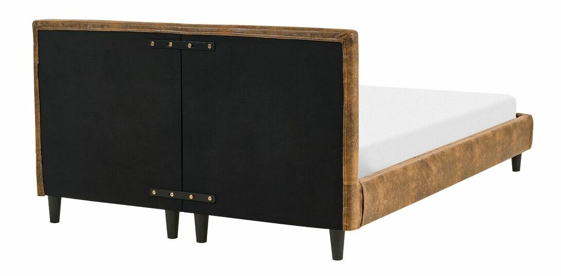 Manželská posteľ 140 cm Ferdinand (hnedá) (s roštom)