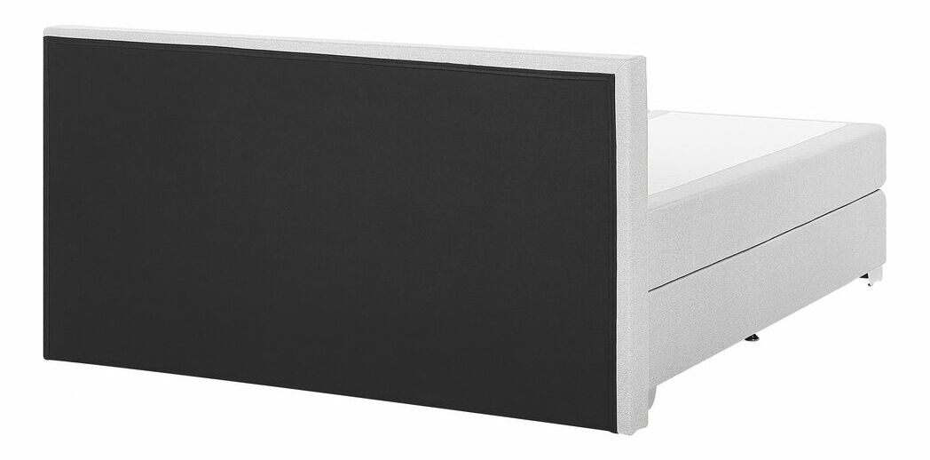 Manželská posteľ Boxspring 160 cm PREMIER (s matracmi) (svetlosivá)