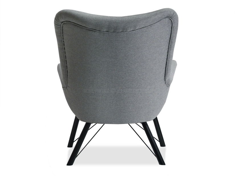 Fotoliu relax Dawntawn (gri + negru)