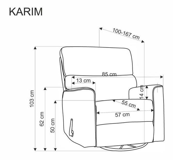Fotelja Karina (bež)