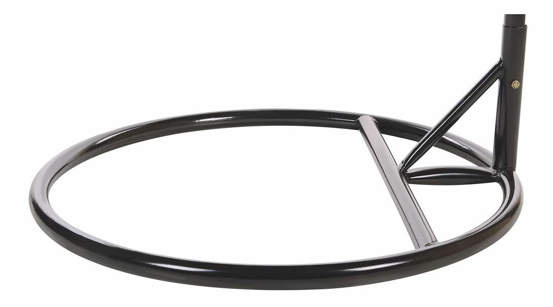 Závesné kreslo so stojanom PINOGRO (polyratan) (béžová)