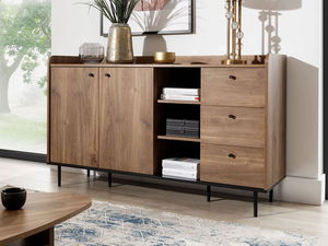 Komoda Percival PC1 (crna + brandy castello)