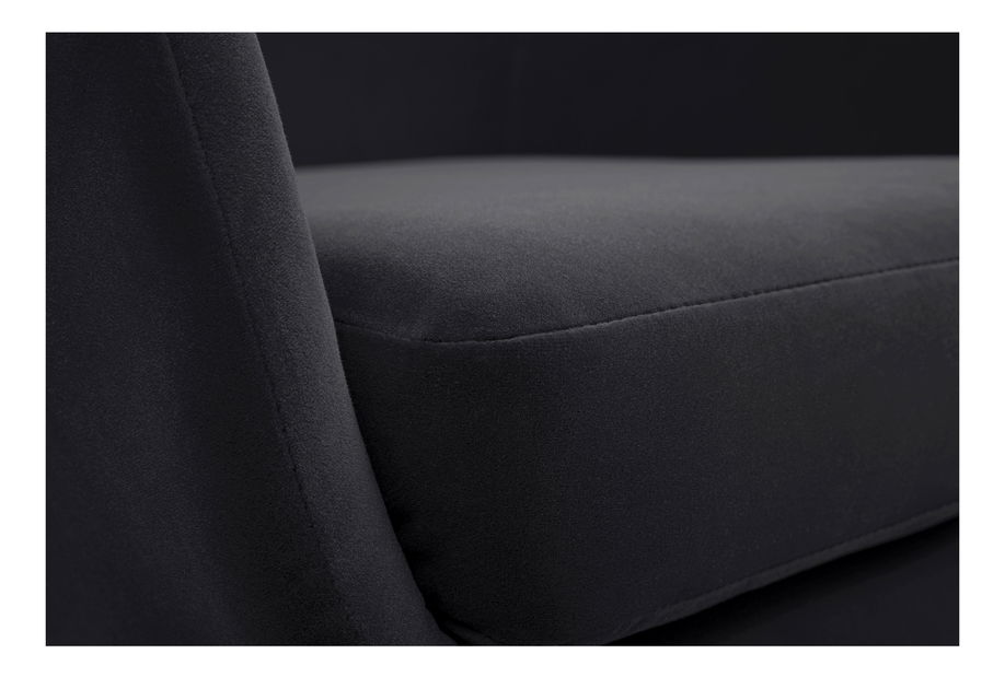 Fotoliu Eliah (negru)