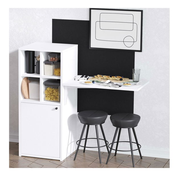 PC asztal Aliex 13 (fehér + fekete)