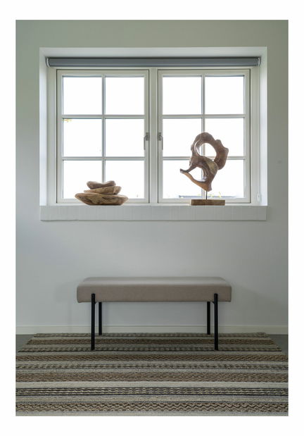 Tepih Mmilenaia 1 (prirodna + siva)