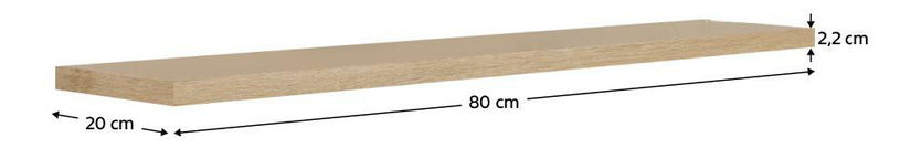 Polica Farun (hrast sonoma)