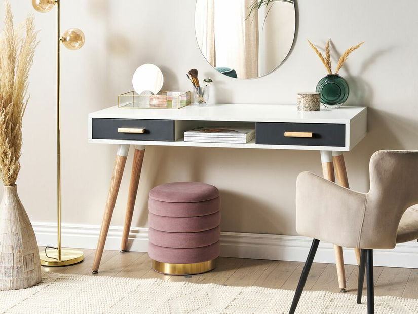 Písací stôl Ferro (tmavosivá)