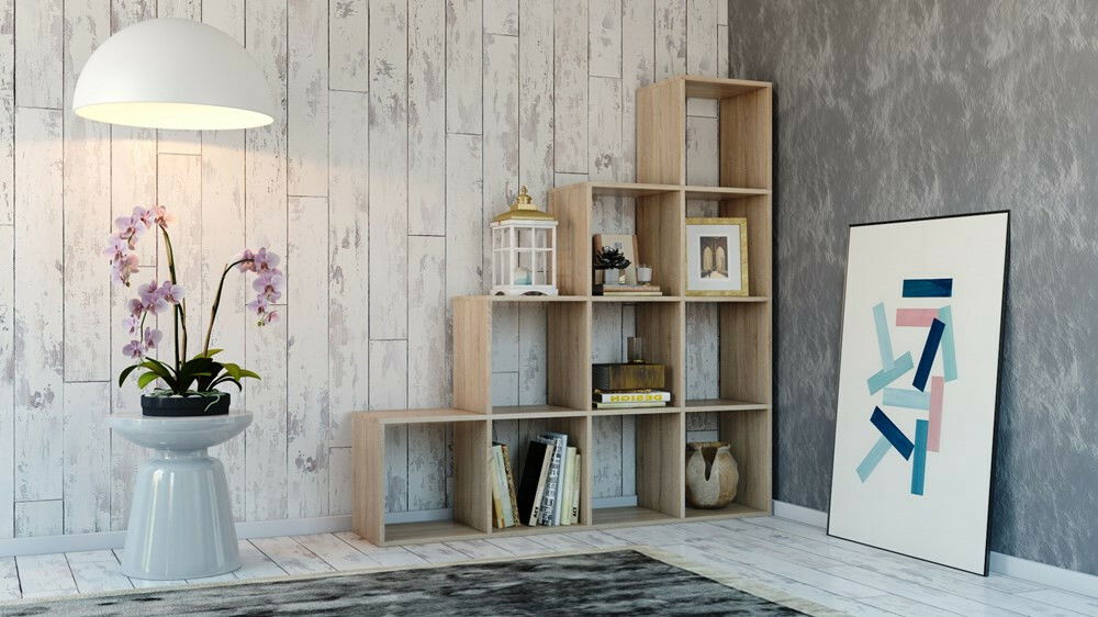 Regál Respeto 4 (dub sonoma)