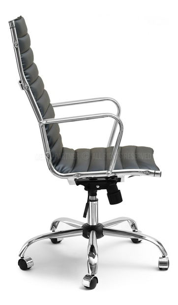 Fotelja Berliner (crna + krom)