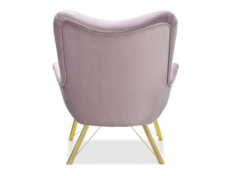 Relax fotel Dawntawn (világoslila + arany)