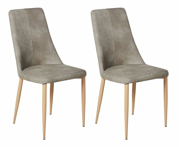 Set blagovaonskih stolica (2 kom.) Chris (siva)