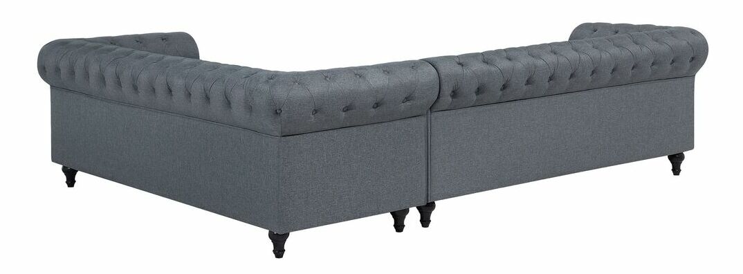 Rohová sedačka Chichester (sivá) (L)