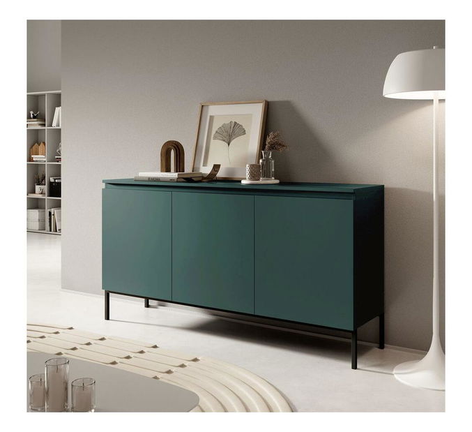 Skrinka Bennasi B3 (malachit + čierna)