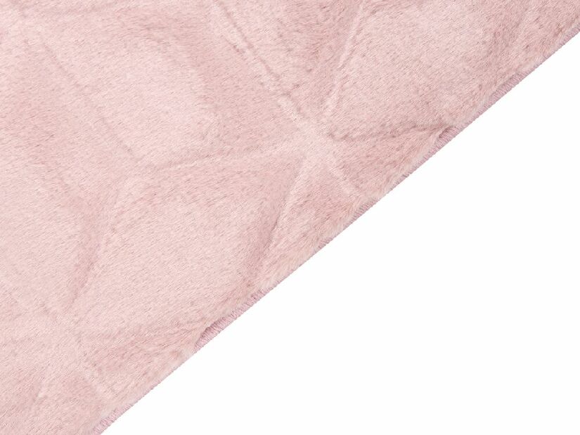 Covor din blană artificială 160 x 230 cm Thae (roz)