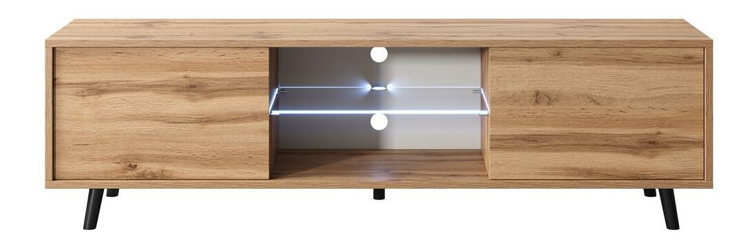 Masă TV Leiros (cu iluminat) (stejar wotan)