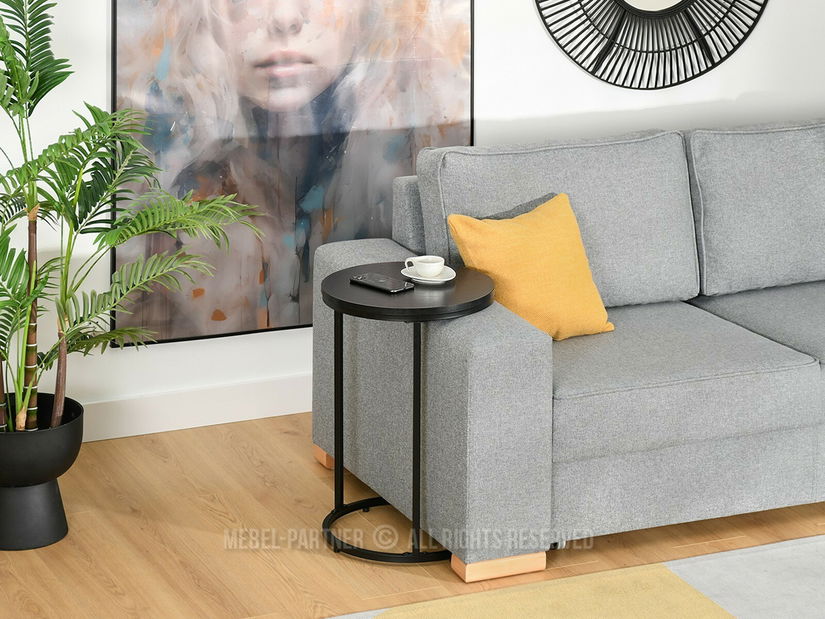 Konferenčný stolík Corden (čierne drevo + čierna)