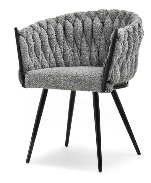 Stolička Roza (sivá + čierna)