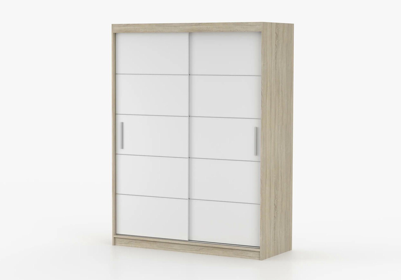 Ruhásszekrény Viola 06 (sonoma tölgy + fehér)