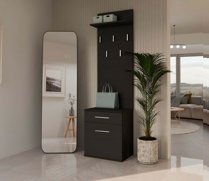 Set mobilier hol Dialogos 2 (negru)