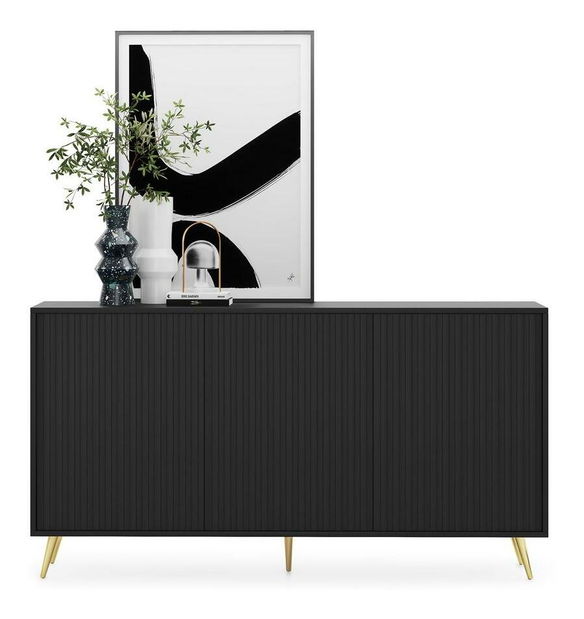 Ormarić Biel B2 (crna + zlatna)