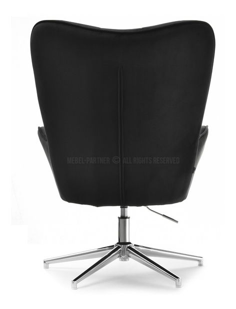 Kreslo Truni (čierna + chrómová)