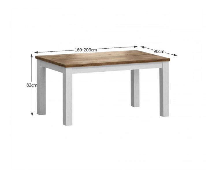 Jedálenský stôl Malam STD (pre 6 až 8 osôb)