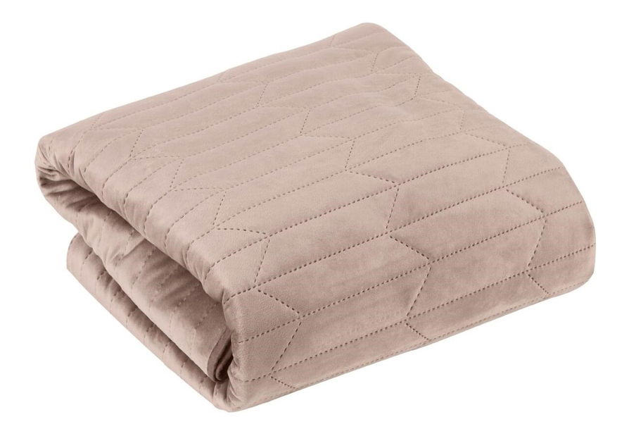 Prehoz na posteľ 240x220 cm SOFIA (kávová)