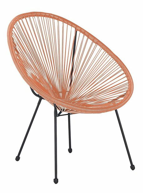 Set mobilier ratan de grădină Alvarez (portocaliu)