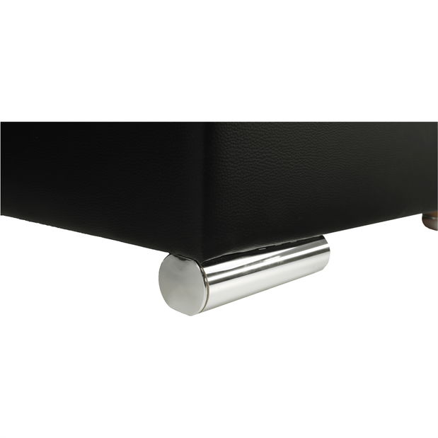 Colțar Emma mic (negru + gri) (D)