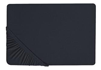 Plahta za krevet 140 x 200 cm Januba (crna)