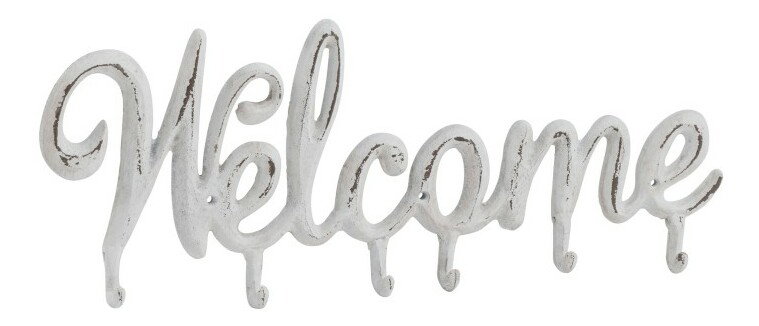 Doplnok do domácnosti Jolipa Vešiak na kabáty Natural White Forest (47x3x18cm) (Biela)