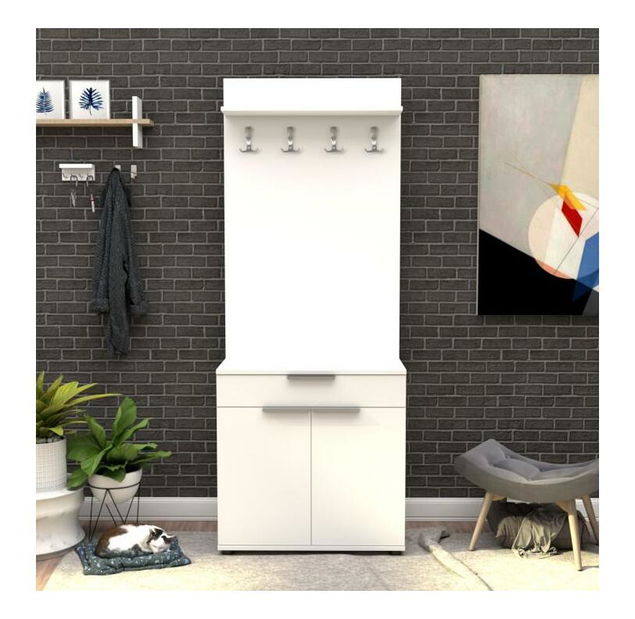 Előszoba szett Primrose (fehér) 