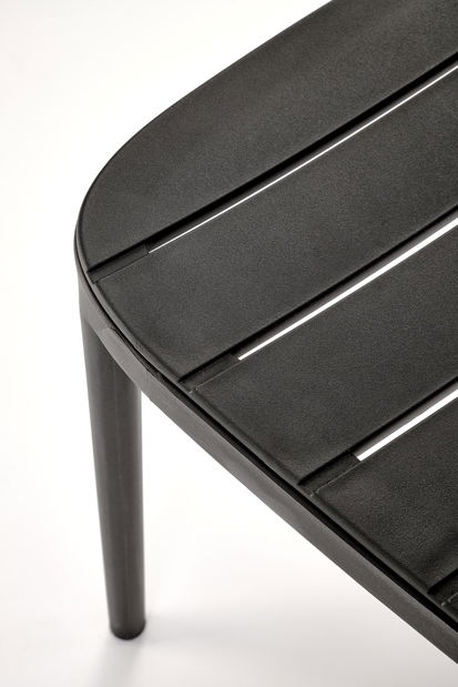 Scaun de grădină Karter (negru)