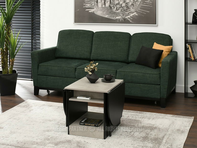 Măsuță de cafea Espana (beton + negru)