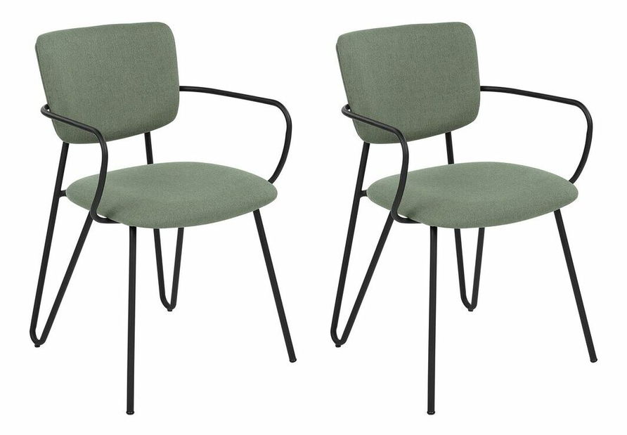 Set blagovaonskih stolica (2 kom.) Emmanuelle (zelena)