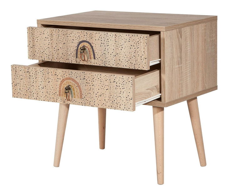 Éjjeliszekrény Tobobi 15 (többszínű)