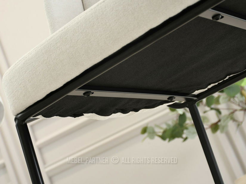 Jedálenská stolička Continuara (krémová + čierna)