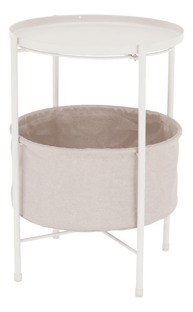 Pomoćni stolić Fondan (bijela + smeđa) *rasprodaja