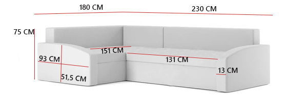 Rohová sedačka Gavriel (hnedá + cappuccino) (s poličkou) (L)