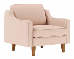Kreslo Robia 1 (lososová + orech)