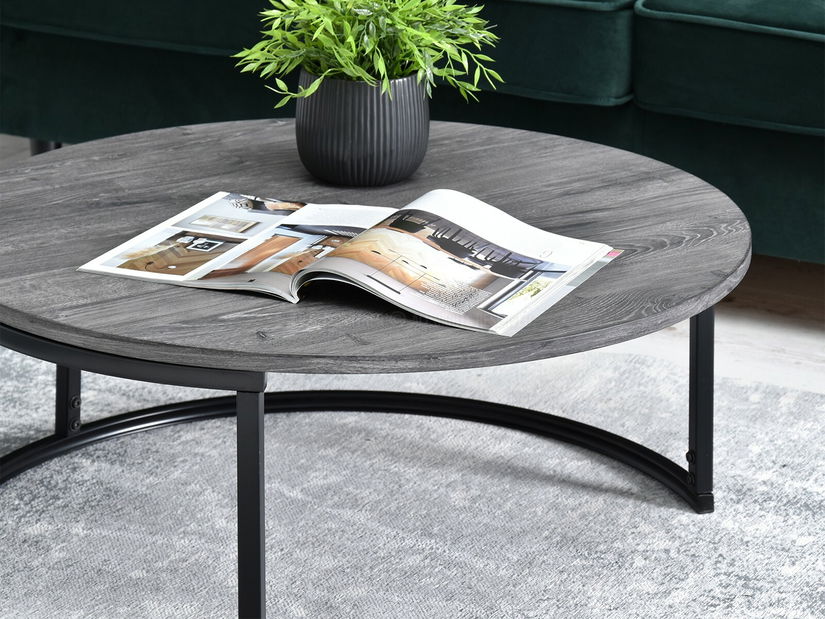 Stolić za kavu Kolja stolić Xl (siva + crna)