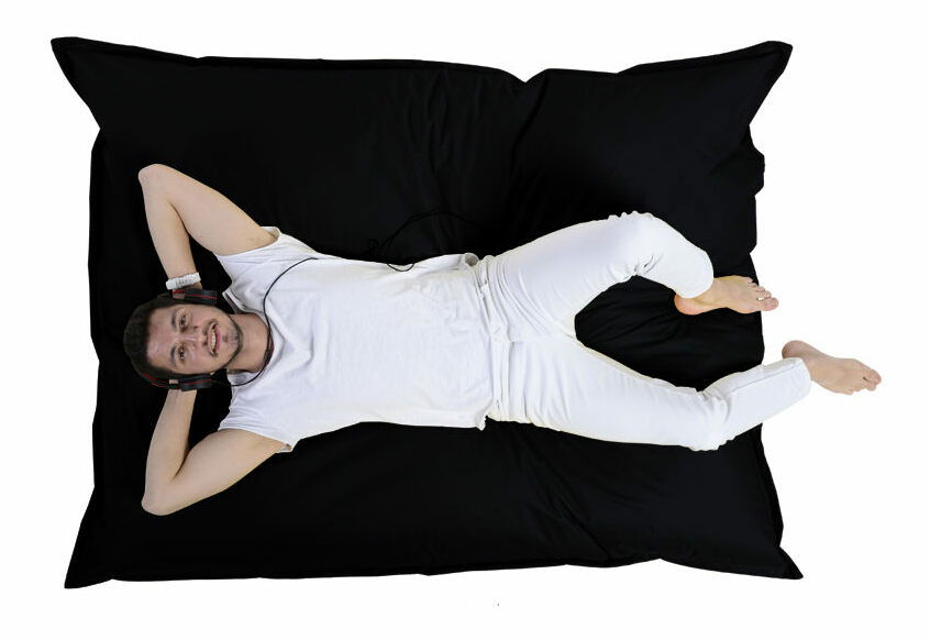 Fotoliu puf Gladiator (Negru)