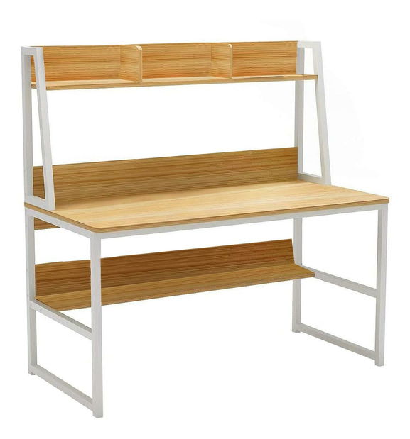 Masă PC Bebani (stejar + alb) *vânzare stoc