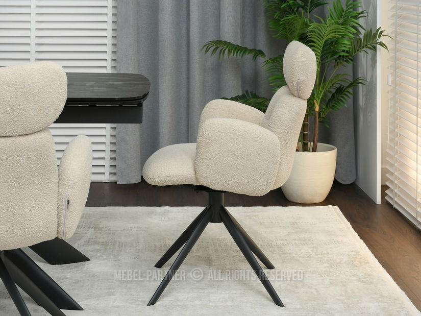 Szék Meda (bézs + fekete)